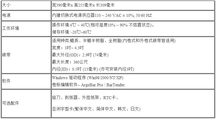 立象F1條碼打印機